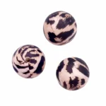 Siliconen Kralen - 16 mm - Rond - Panter Print - Afbeelding 2