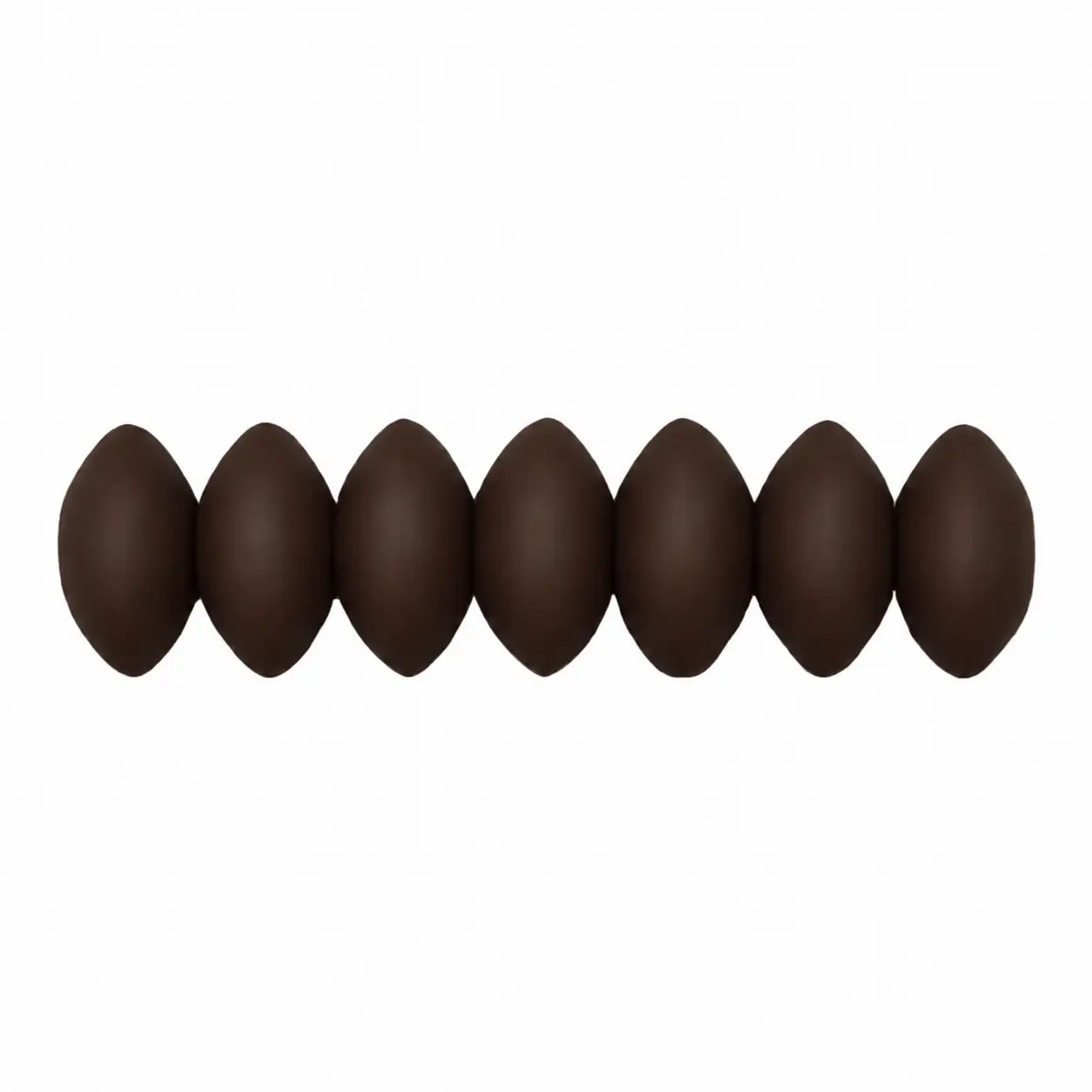 ChatGPT Image 31 août 2026, 01_36_51 Perles en silicone - 12 mm - Ovale - Chocolat - Image 1