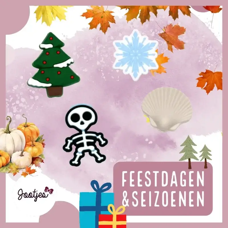 Siliconen kralen groothandel feestdagen kerst halloween seizoenen bpa vrij speenkoord bijtring