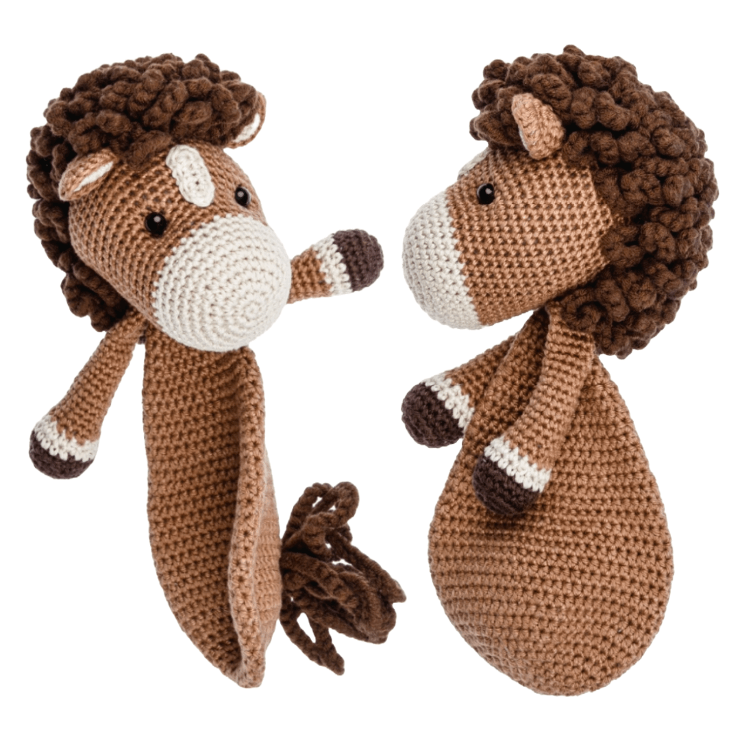 Plüschpferd Rosanne Briggeman Knufl Yarn Paket Zubehör Großhandel Häkeln DIY Plüschpferd Rosanne Briggeman Knufl Yarn Paket Zubehör Großhandel Häkeln DIY