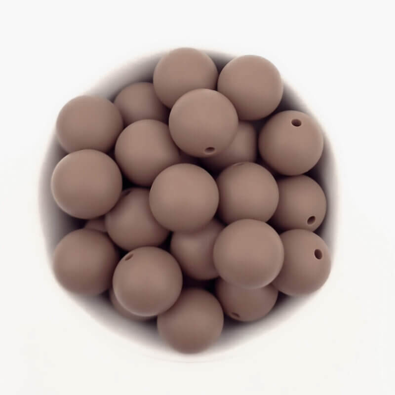 Silikonperlen - Haselnuss - Nach Farbe einkaufen