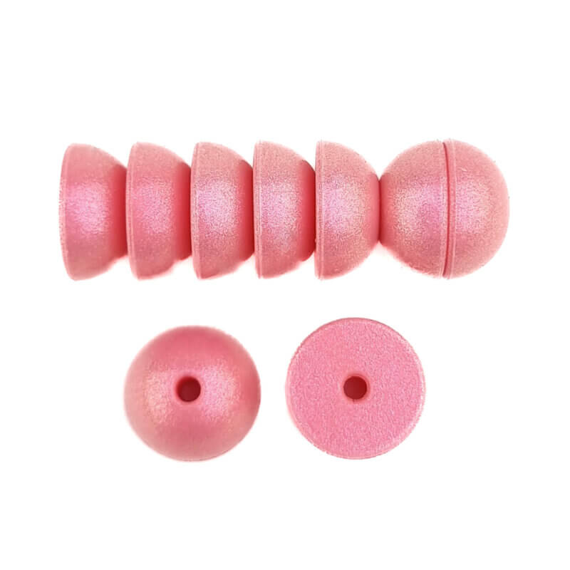 Puderrosa Perlendruck