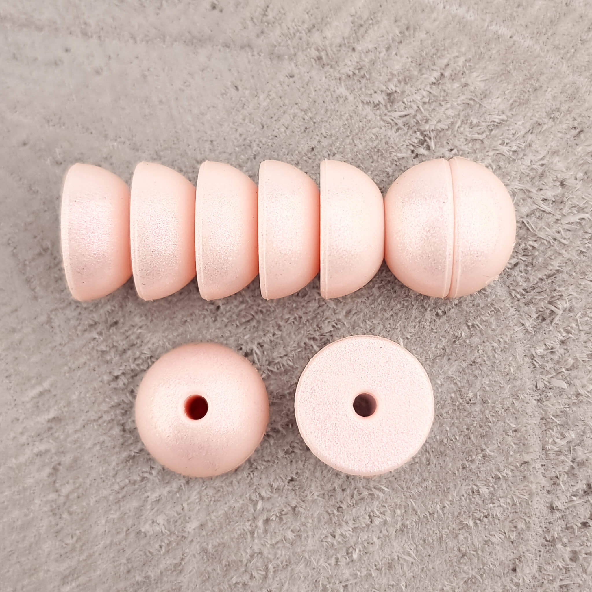 Pêche légère imprimée en perles Pêche légère imprimée en perles