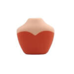 Siliconen kralen - Gelukspoppetje - Lijfje - Wood/Henna