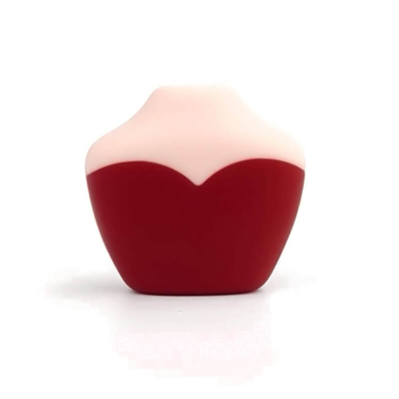 Silikonperlen - Glückspuppe - Körper - Astilbe/Weinrot