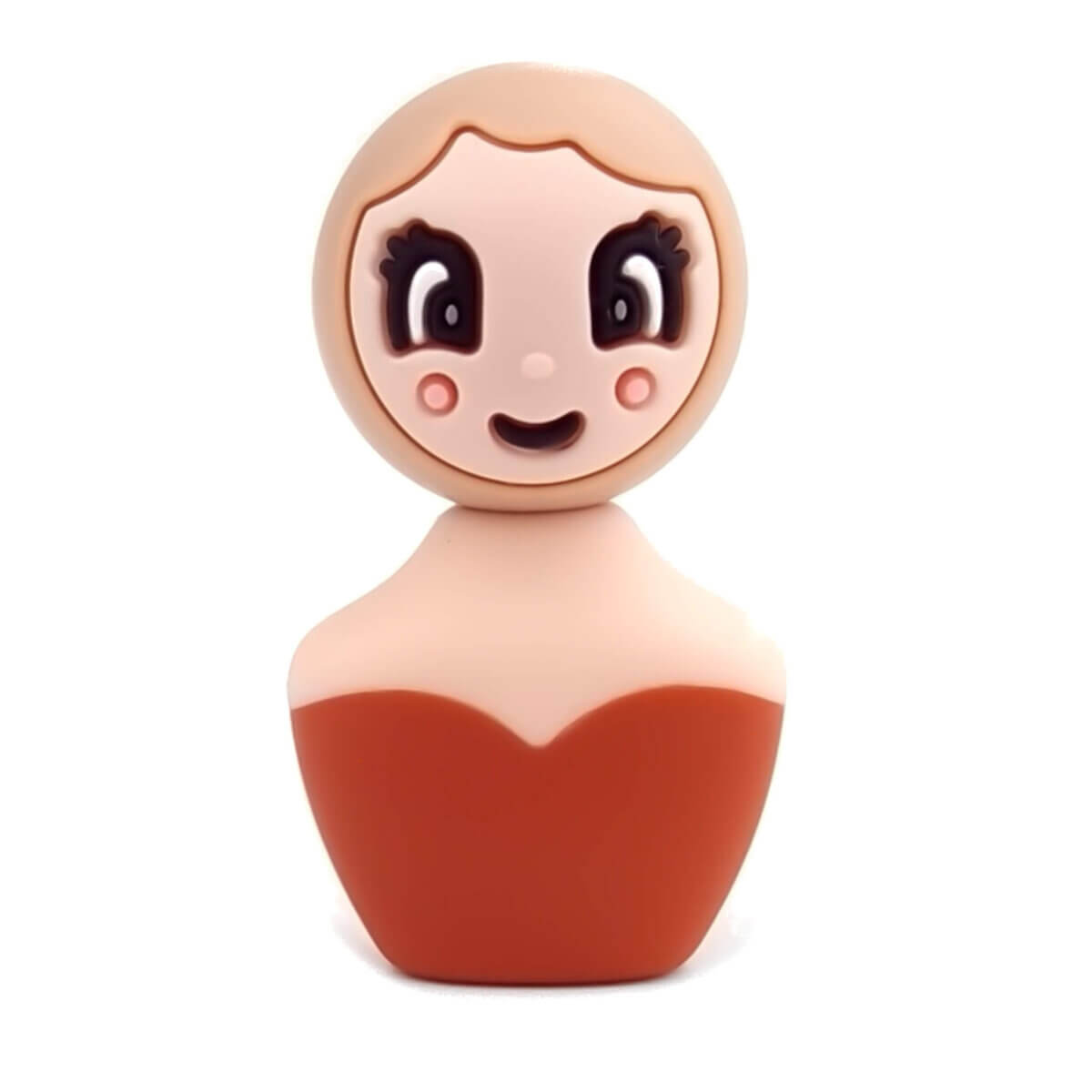 Silikonperlen - Glückspuppe - Körper - Astilbe/Henna – Bild 2