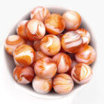 Siliconen kralen 20 mm - Rond - Birds of Paradise Print - Afbeelding 2