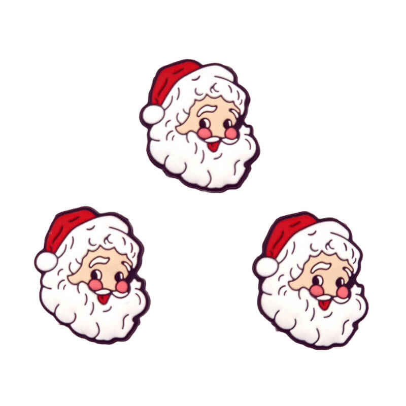 Siliconen Kraal - Kerstman Hoofd 1