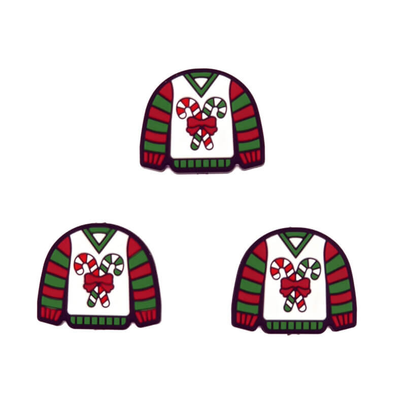 Siliconen Kraal - Kerst Sweater