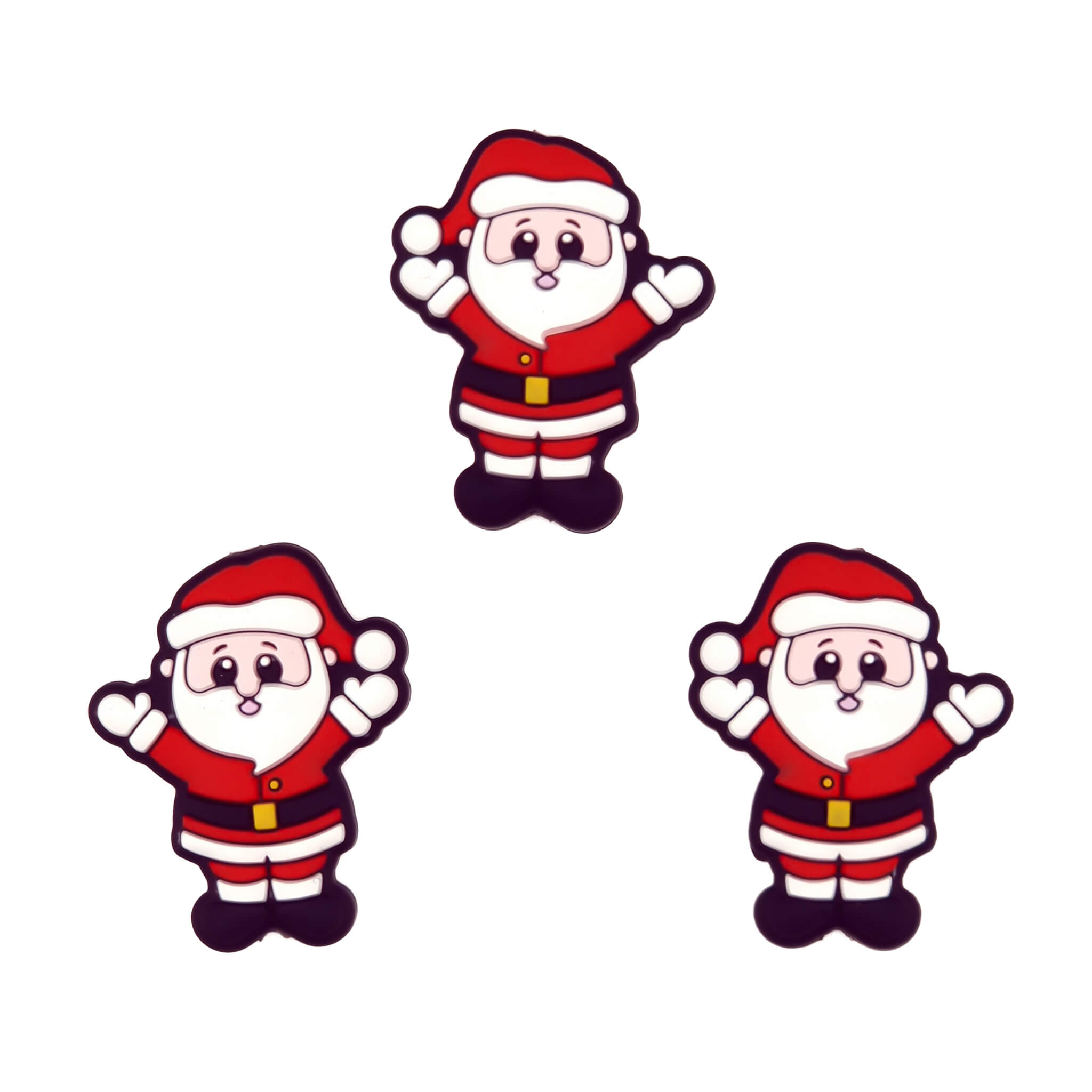 20231102_234544 Silicone beads - Santa Merry Christmas - Image 1