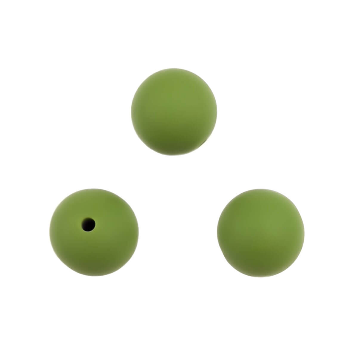 Siliconen kralen - Jungle Groen - Shoppen per kleur - Afbeelding 2