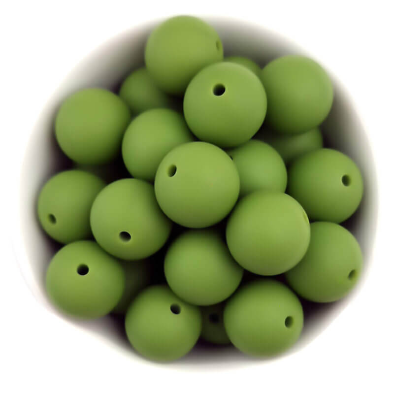 Siliconen kralen - Jungle Groen - Shoppen per kleur