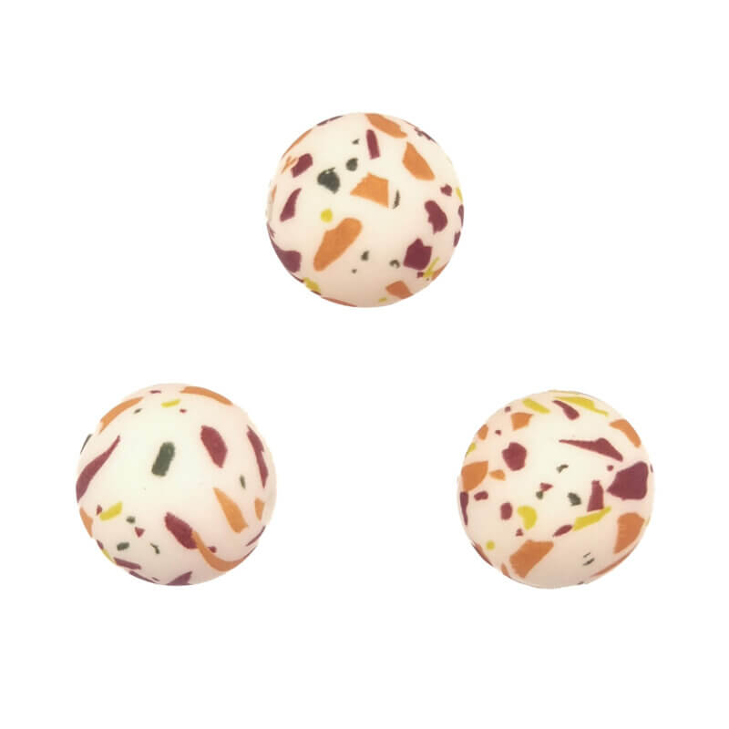 Terrazzo Warm Braun Druck