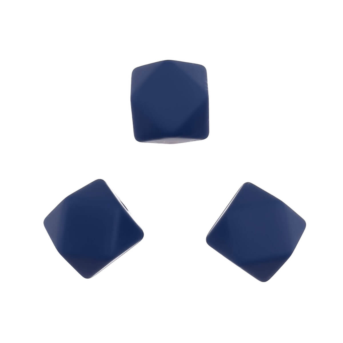 Siliconen kralen - Mat Navy - Shoppen per kleur - Afbeelding 4