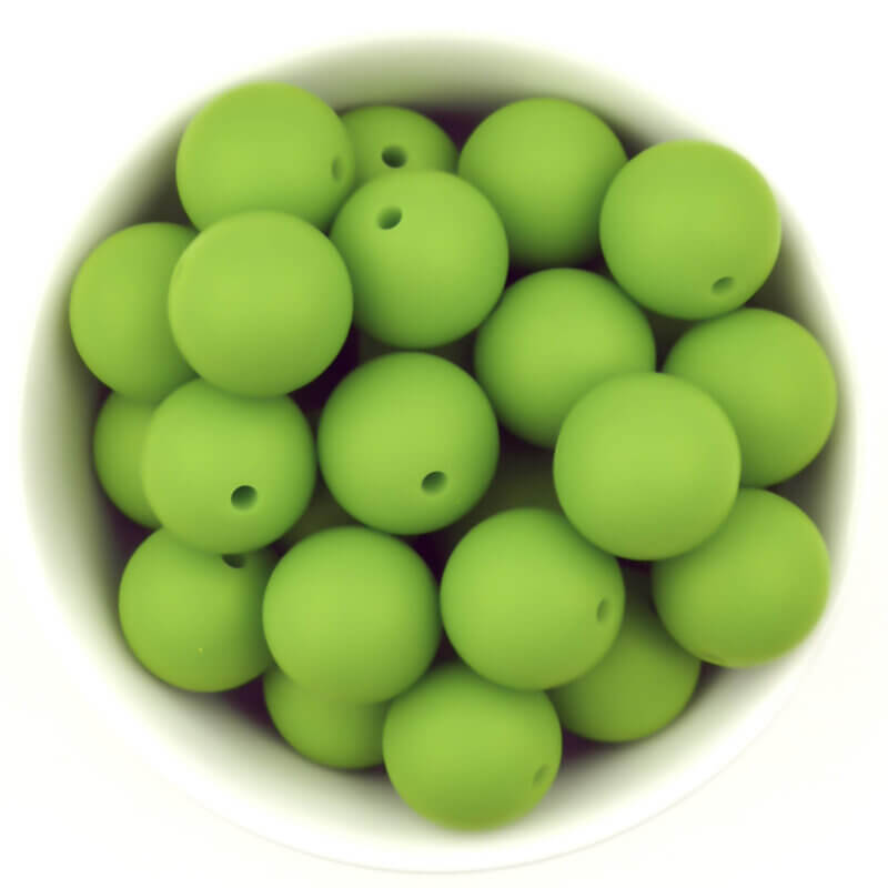 Siliconen kralen - Papegaai Groen - Shoppen per kleur