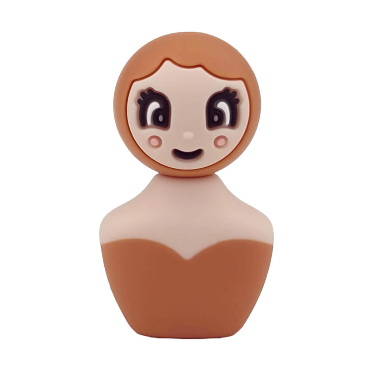 Perles en silicone - Poupée porte-bonheur - Corps - Astilbe/Terracotta – Image 2