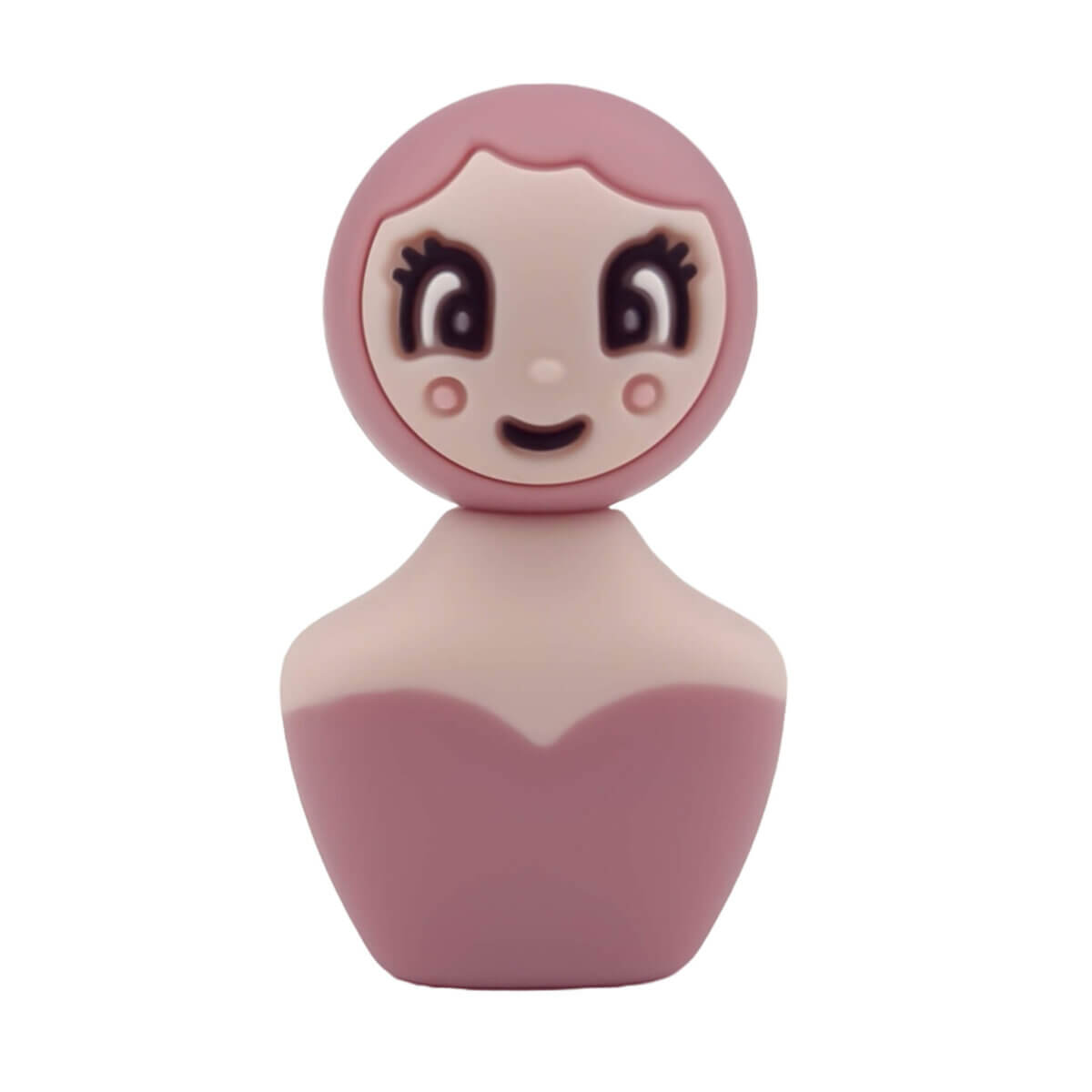 Perles en silicone - Lucky doll - Body - Astilbe/Raspberry – Image 2