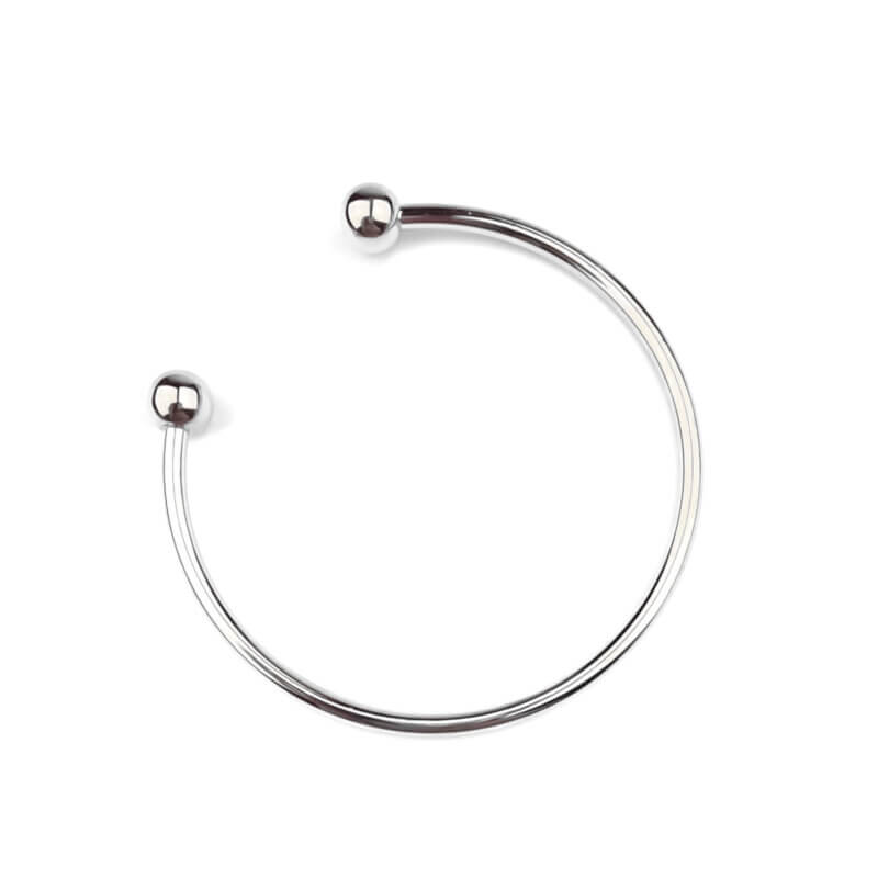 Threaded bracelet gift silver personalized mother's day grandma mom friend colleague gift silicone beads