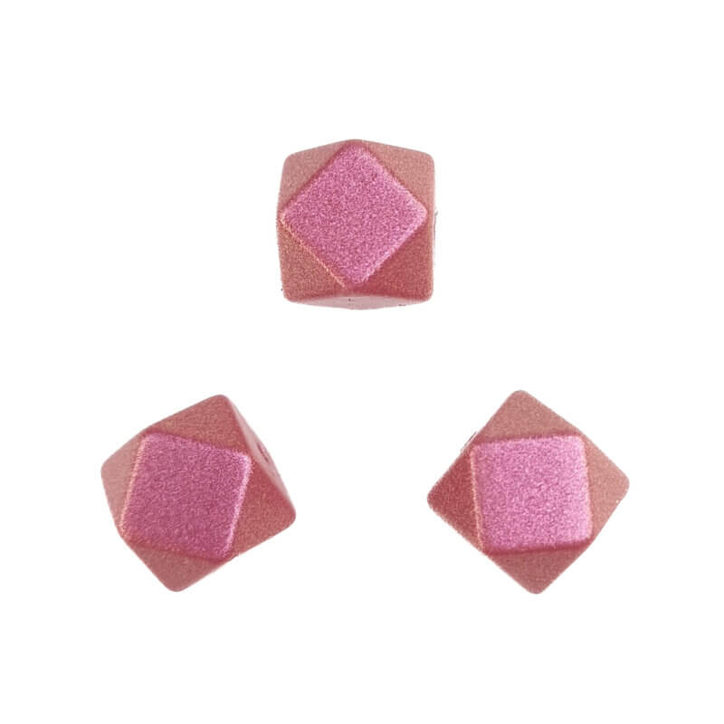 Steen rood parel print