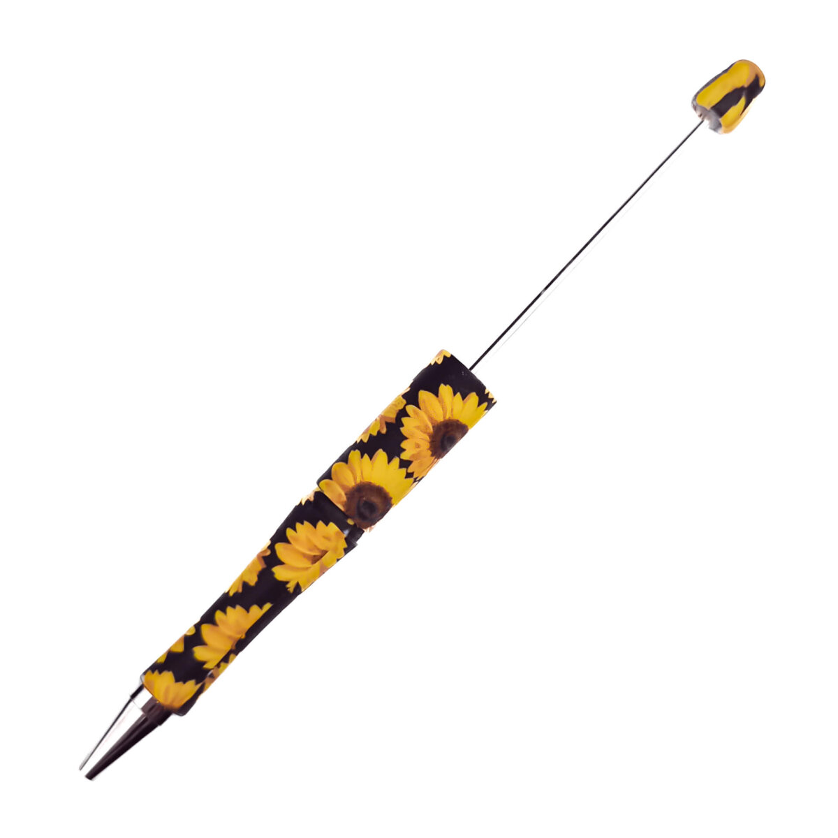 Silikonperlen - Sonnenblume / Sonnenblumendruck - Nach Farbe einkaufen – Bild 6