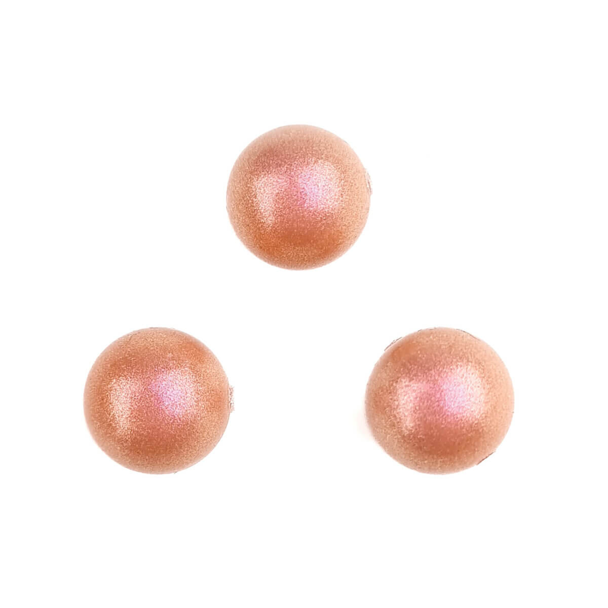 Lachsfarbener Perlendruck