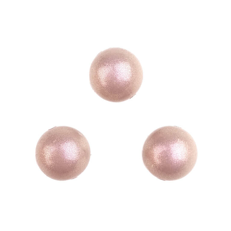 Silikonperlen blass rosa Perlendruck Großhandel Baby sicher