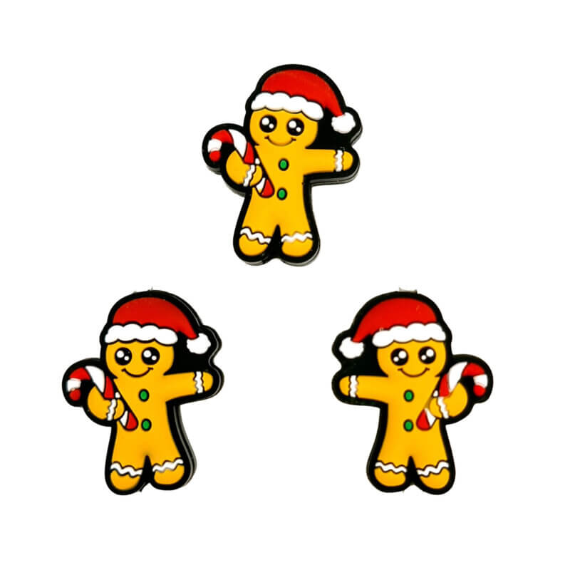 Perle en silicone - biscuit au pain d'épices 2