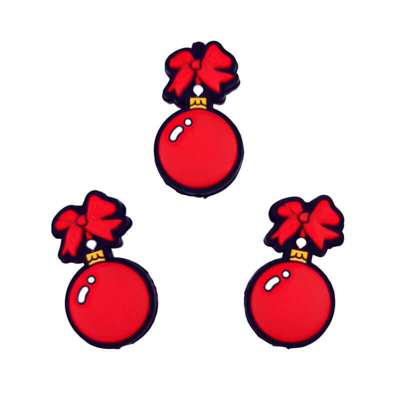 Perle en silicone - Boule de Noël - Boule de Noël 2