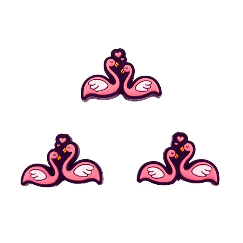 Perles en silicone - Flamingo Love