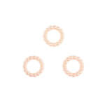 Bague en perles - Light Peach - 10 MM