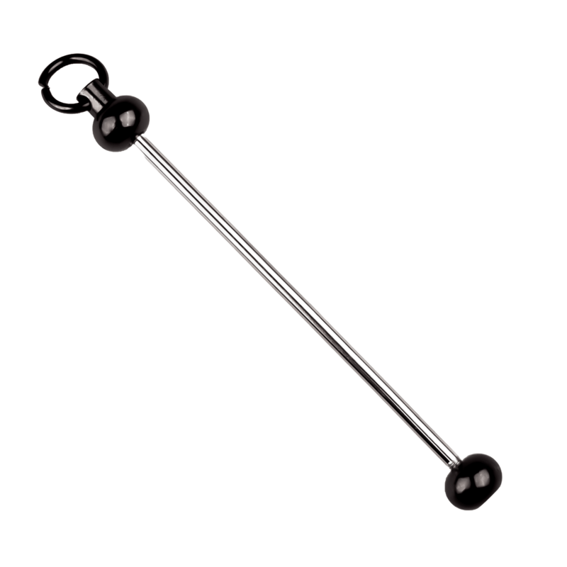 Anhänger mit Gewinde - Stange - Schwarz