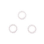 Perlenring - Weiß - 10 MM