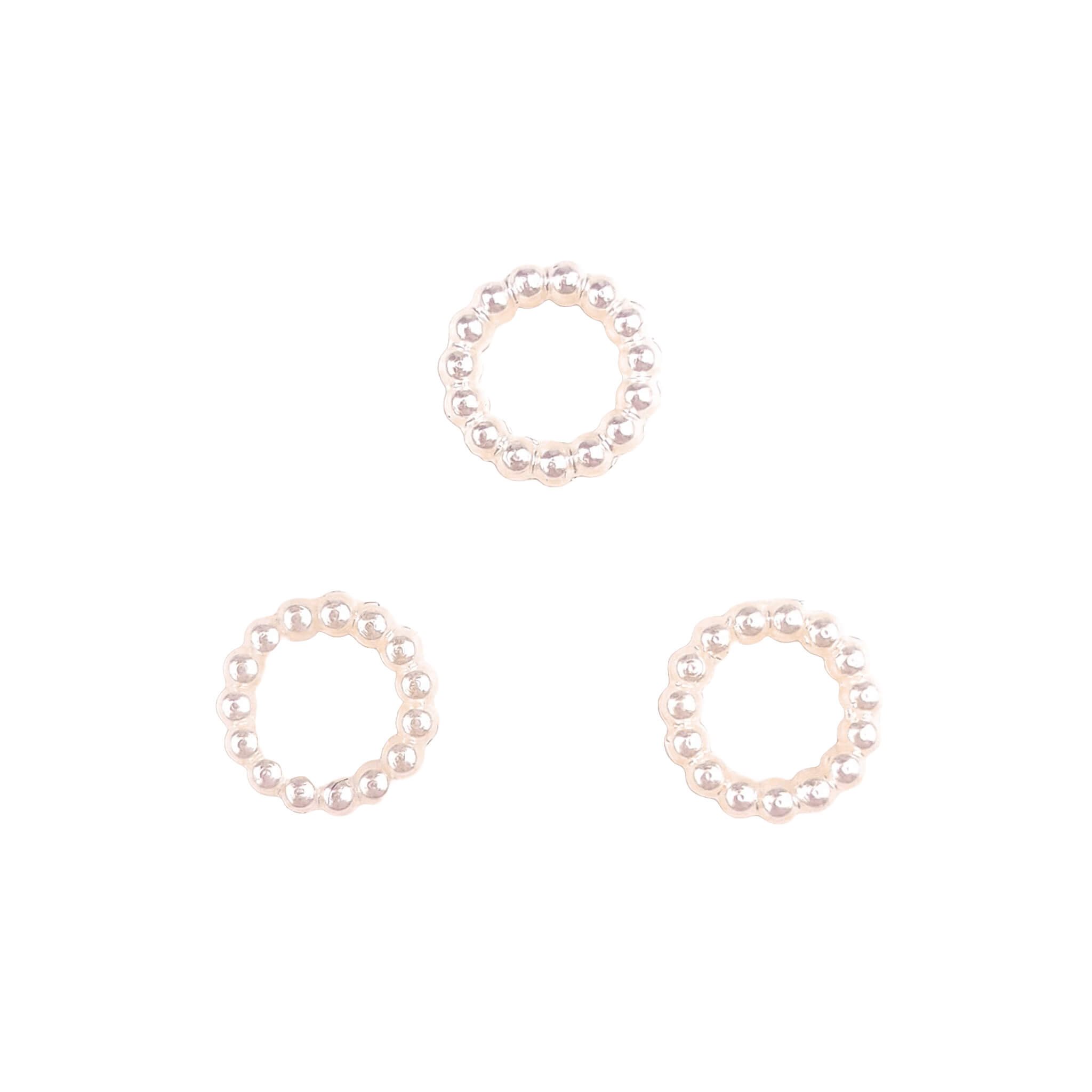 Bague en perles - Ivoire - 10 MM Bague en perles - Ivoire - 10 MM