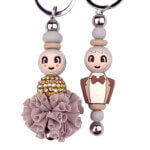 Silikon Perlen Kit Geschenk Opa Oma DIY machen Sie Ihre eigenen Schlüsselanhänger Perlen