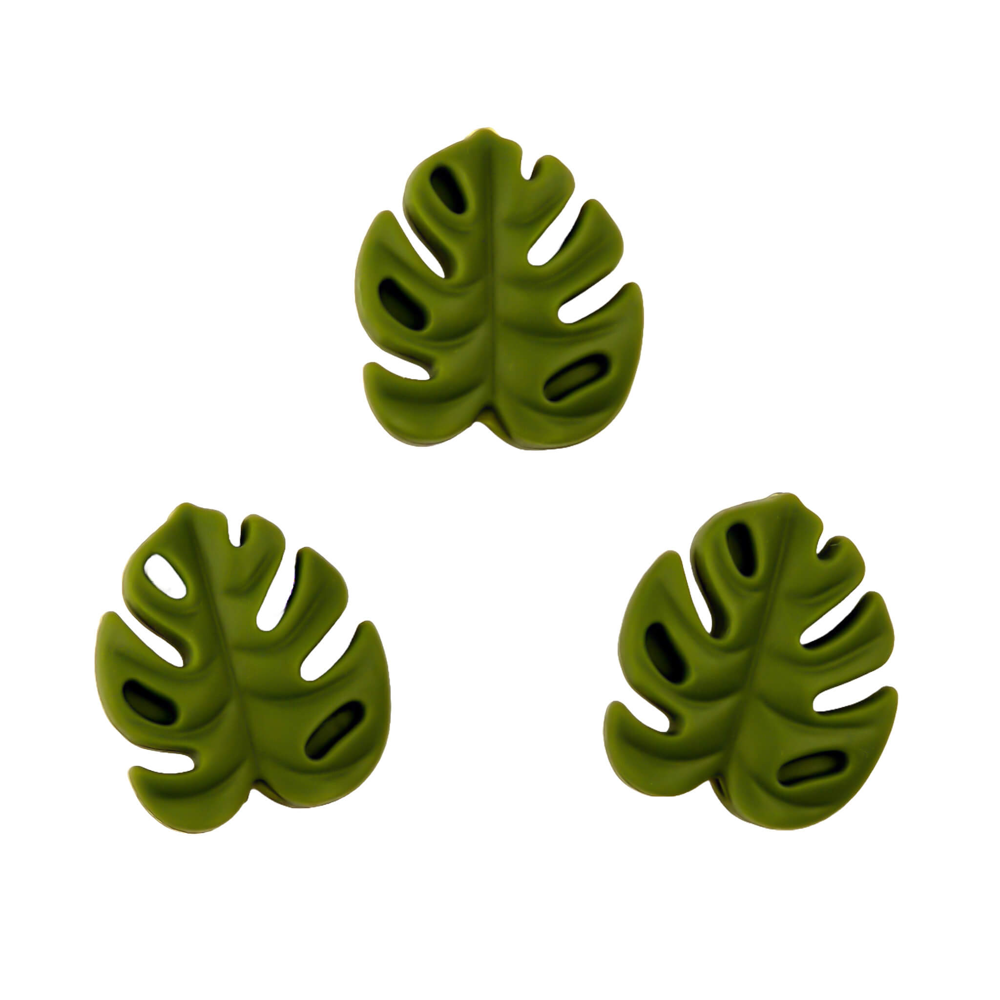 Monstera 3D - Vert mousse Monstera 3D - Vert mousse