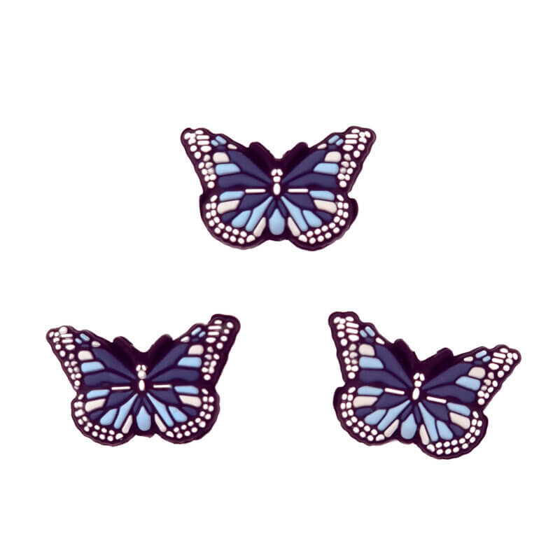 Papillon Glace Gris Bleu