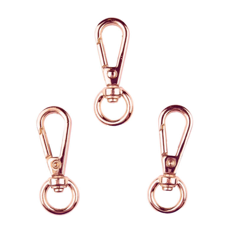 J-Haken-Clip auf Roségold