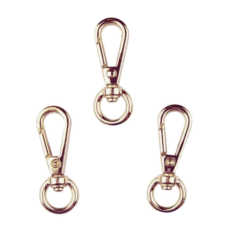 J-Haken-Clip auf Gold