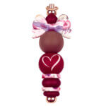 DIY Silikon Perlen Kit Glückspuppe Valentin Mädchen Lucky Doll Puppe BPA frei Großhandel Rückseite