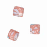 Perles en silicone - Hexagone - 14 mm - Passiflora Print