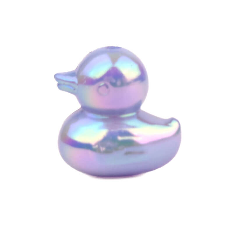 Acryl eendje/ducky - Blauw - 22 mm