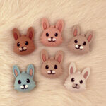 Silikonperlen Hasen Schnuller Schnur Beißring Kinderwagen Schlüsselanhänger