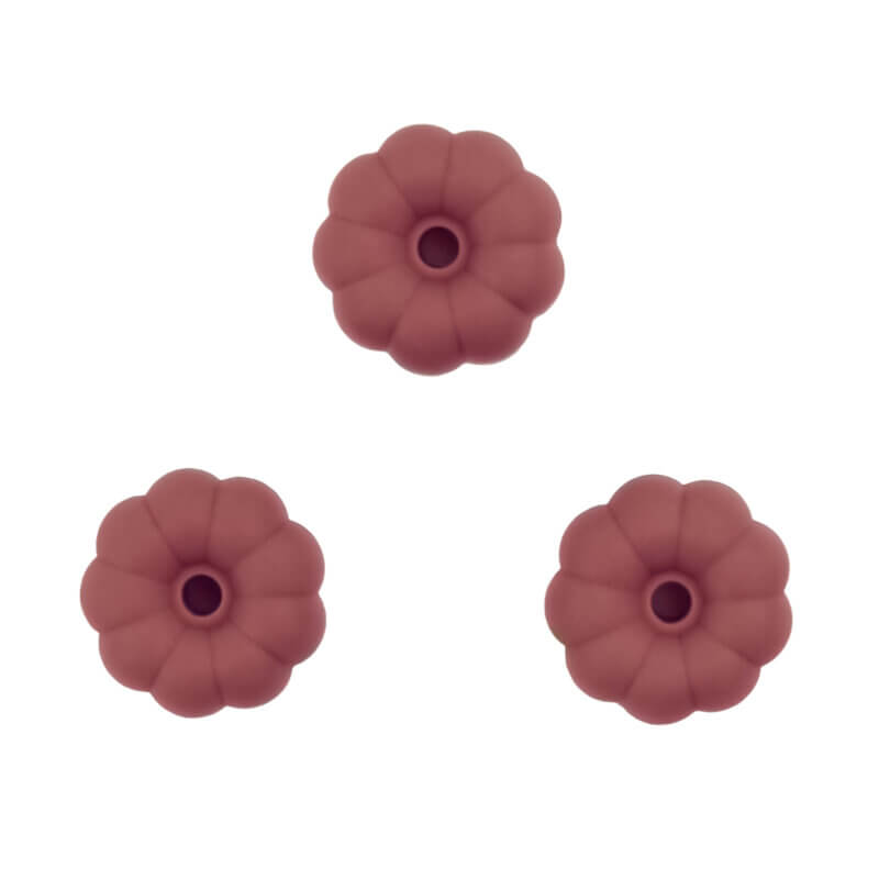 Silikonperlen Großhandel Kürbis Schnuller Schnur Zahnen Ring Schlüsselanhänger Hebel