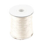 Satin cord 2 mm coconut teething ring pacifier lanyard pram pusher keychain pram pendant