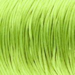 Satinschnur 2 mm grün Schnullerschnur Beißring Kinderwagen Spoiler