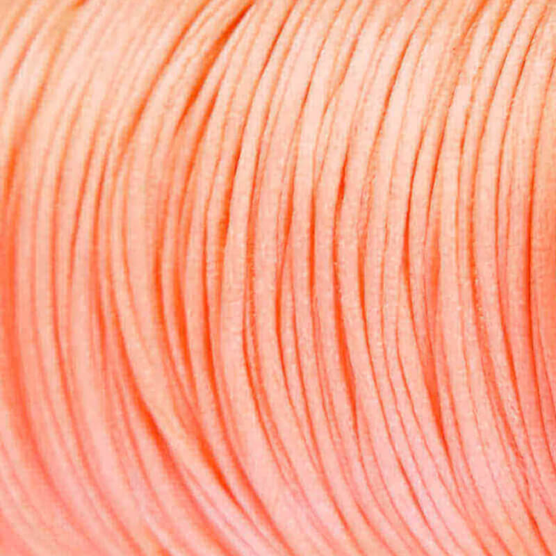 Satin Schnur Licht orange Schnuller Schnur Beißring Kinderwagen Spoiler Großhandel bpa frei Baby sicher