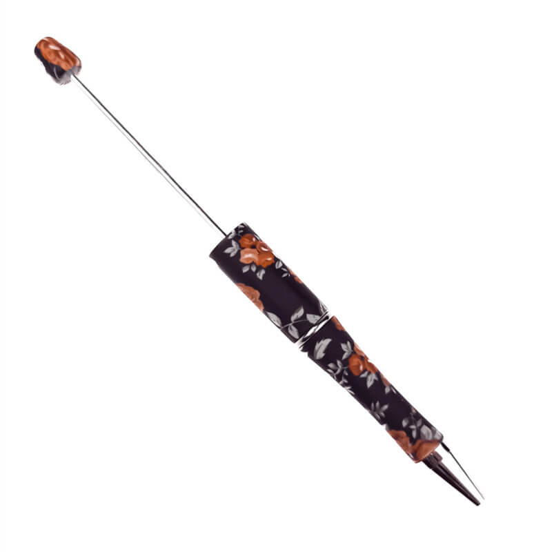 Stylo à billes - Cadeau pour femmes - Noir Auburn Rose - Par 3 pièces