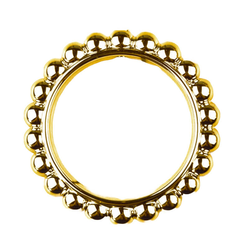 Acrylic Rings - Gold - 44 MM