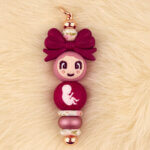 DIY Siliconen Kralen Pakket - Setje Mommy To Be - Red Nugget - met Hangers – Bild 3