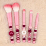 DIY Siliconen Kralen Pakket - Make Up Borstel Set - Roze / Summer Bouquet